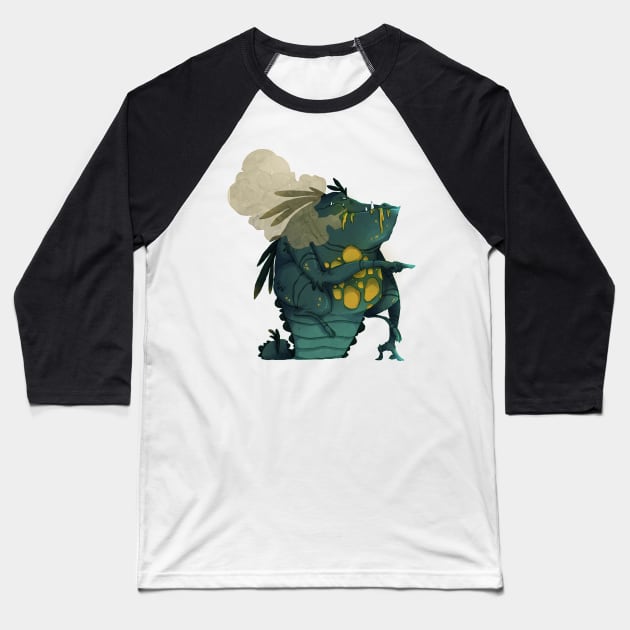 Real Monsters: Schizophrenia Baseball T-Shirt by zestydoesthings